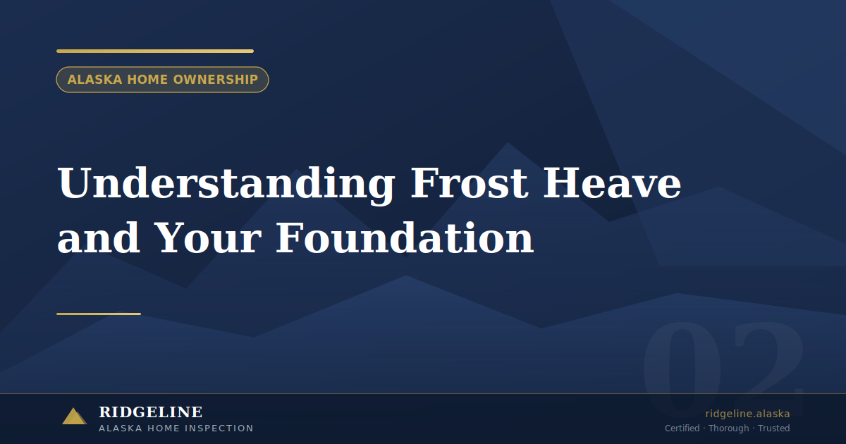 Understanding Frost Heave and What It Means for Your Foundation